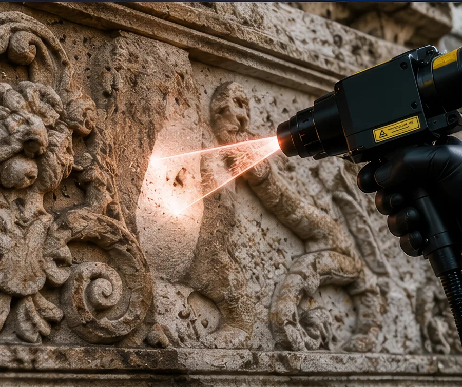 Pulizia laser nel restauro: preservare la storia